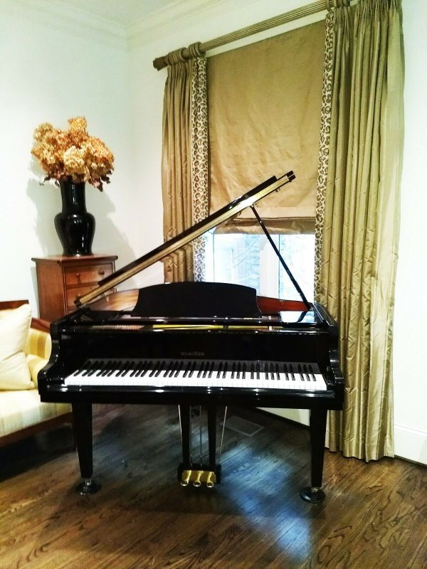 Brand new Black 4'7 baby grand piano