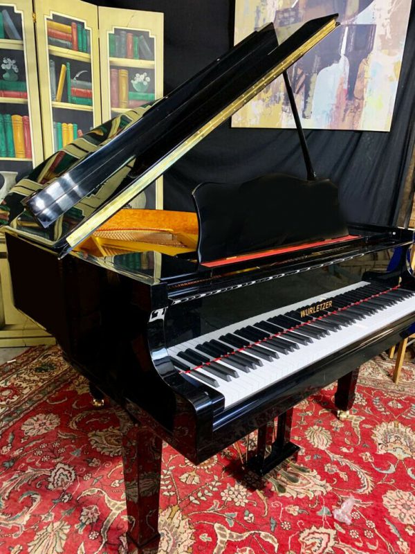 Brand new 2021 Black 4'9 baby grand piano | A440 Pianos