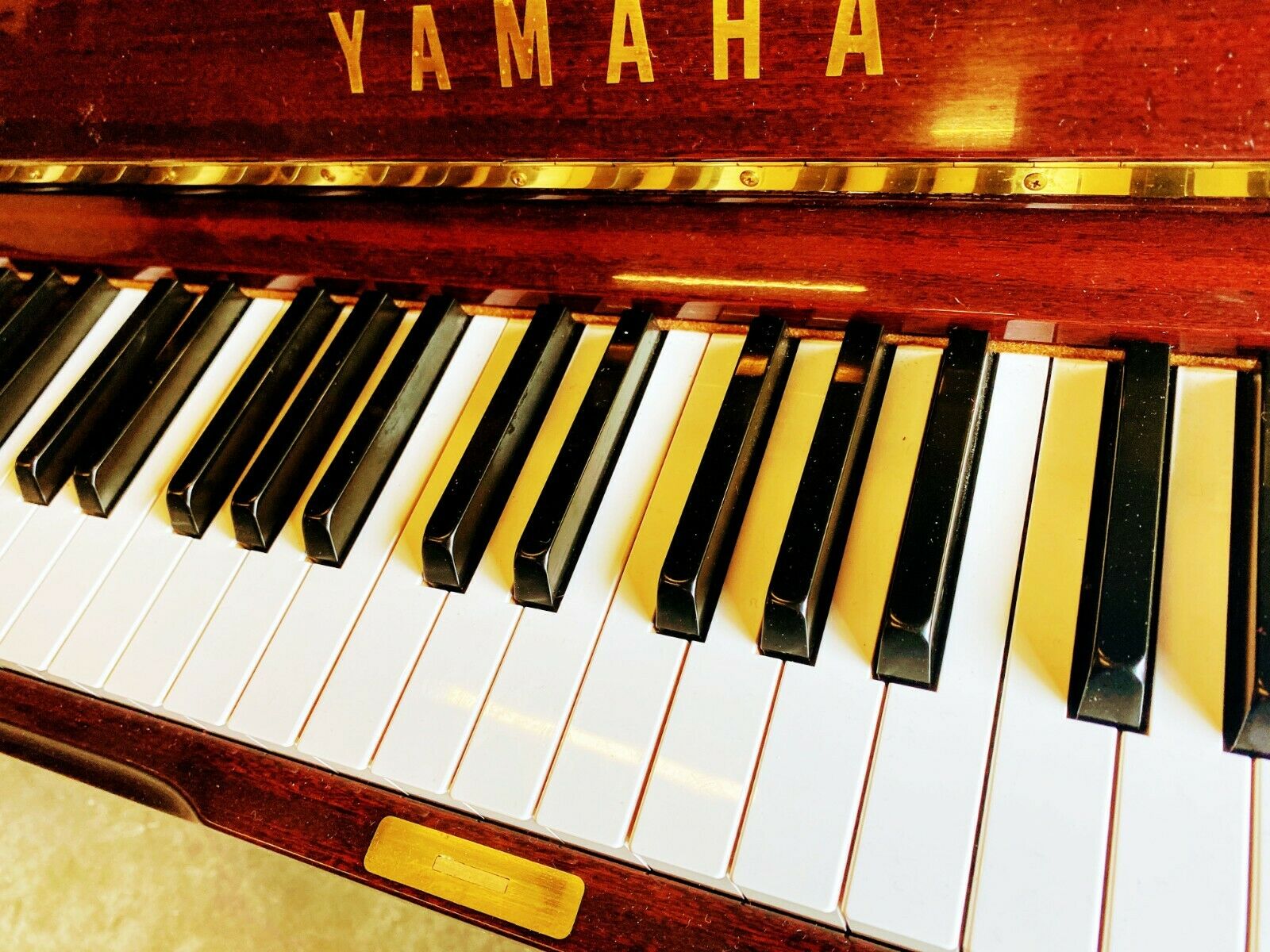 Plausible Seminario Fontanero Immaculate Yamaha U1 48" Vertical Upright piano | A440 Pianos