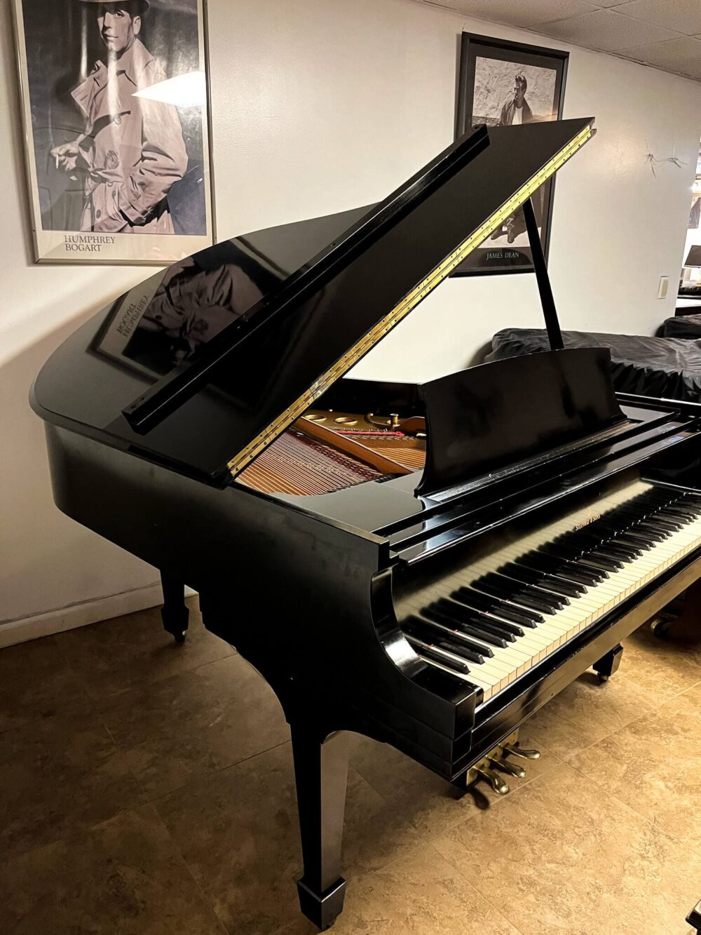 Steinway & Sons Model M 5'7" Grand Piano – Ebonized Finish - Image 2