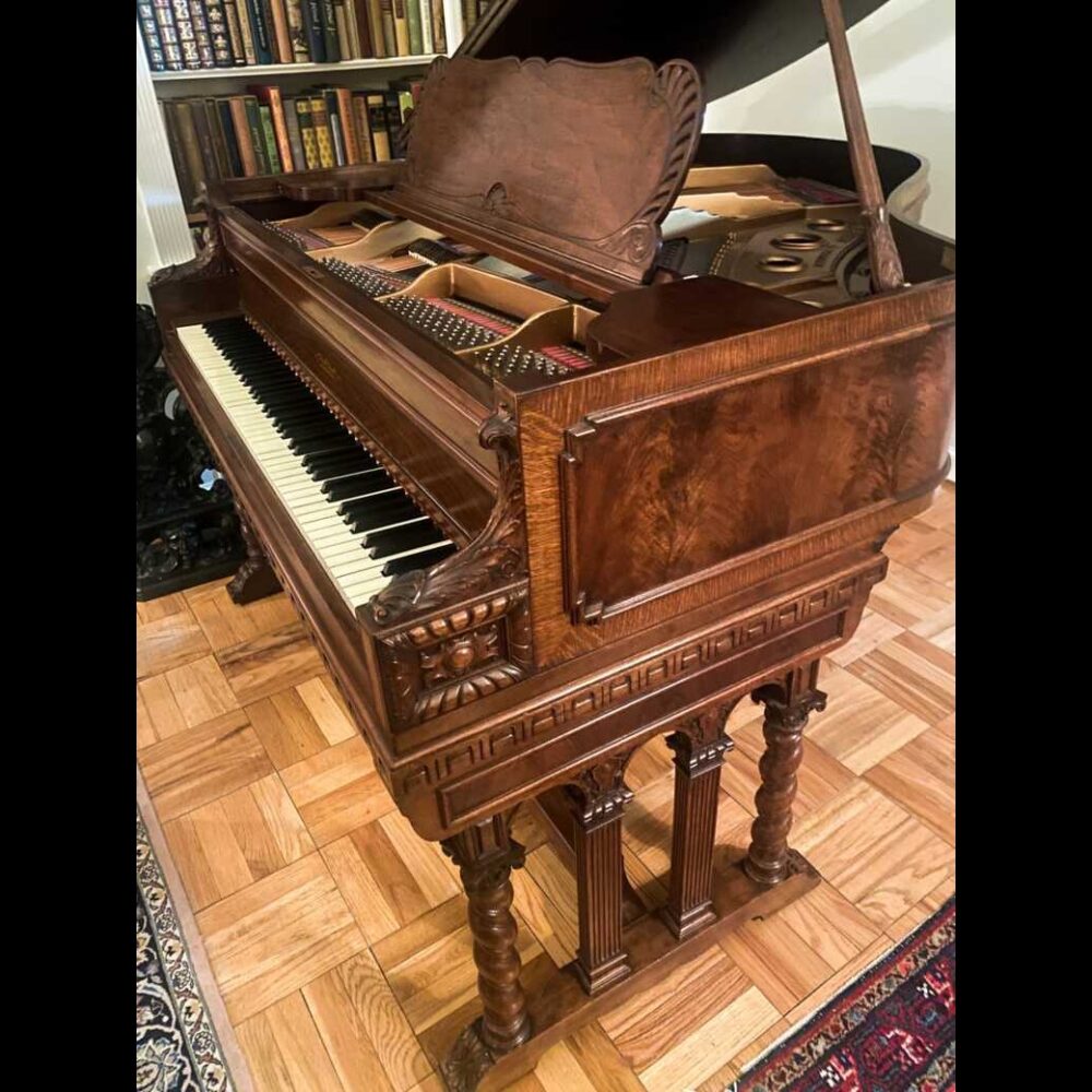 Chas M. Stieff Baltimore Grand Piano 5'4" Mahogany Unique