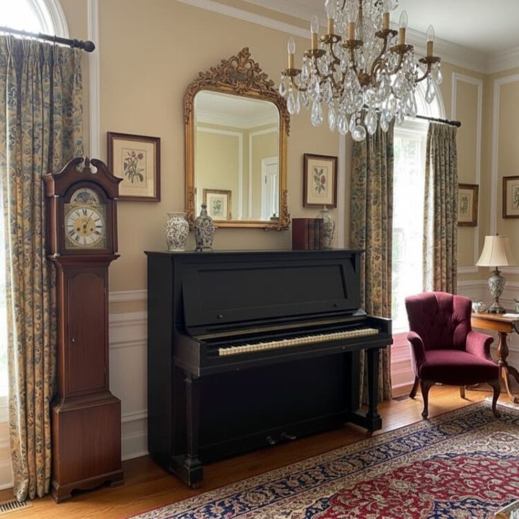 Steinway & Sons Model V Upright Piano – 49" Classic Tone