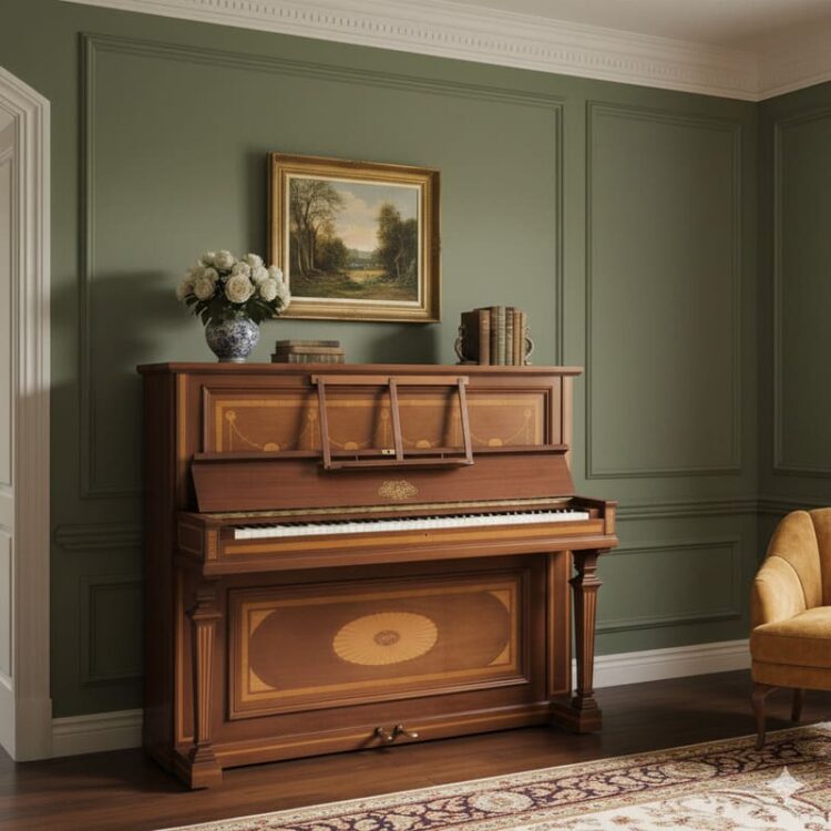 Erard Upright Studio Piano – Elegant Paris Craftsmanship