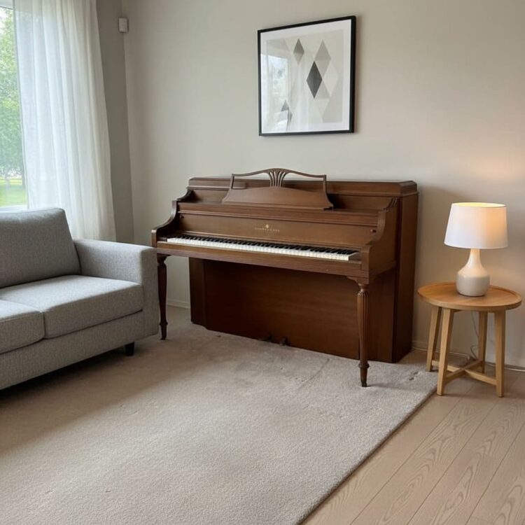 Steinway & Sons Upright Piano – Classic Craftsmanship