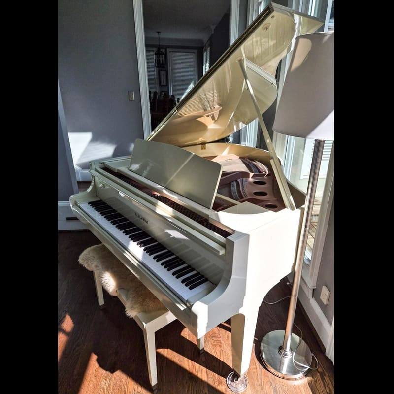 Kawai Grand Piano GE1 – 5'1" – White – Excellent Sound - Image 2
