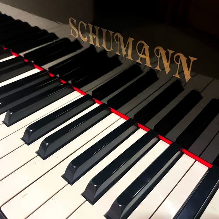 Schumann Baby Grand Piano – Model G-80A – 5' – Glossy Black - Image 5