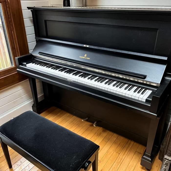 Steinway & Sons Upright – Model V – 50" – Amazing Sound