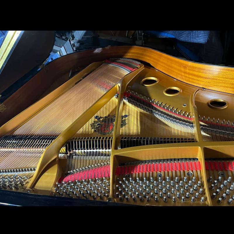 Wurlitzer 5’ Grand Piano – Glossy Black Bluetooth SelfPlayer - Image 5