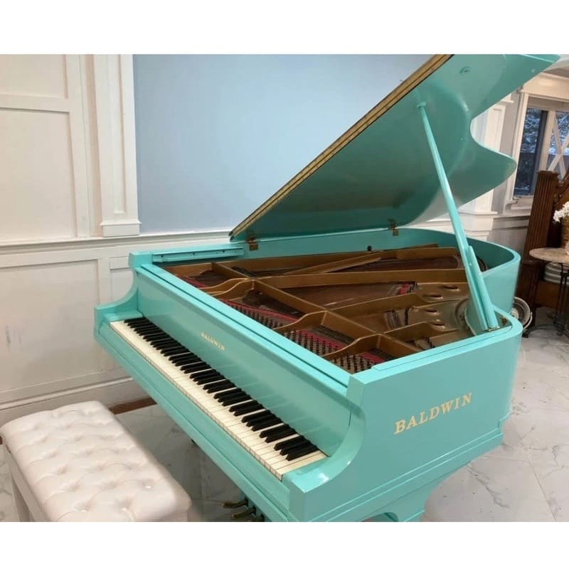 Baldwin SF-10 Artist Series Grand Piano - 7' Light Emerald Finish