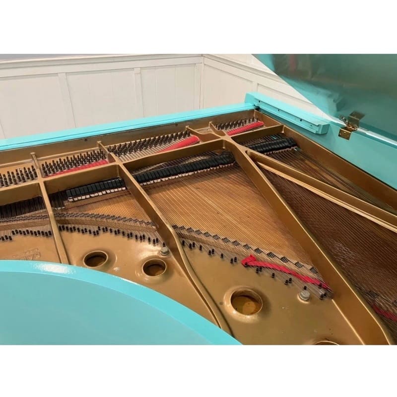 Baldwin SF-10 Artist Series Grand Piano - 7' Light Emerald Finish - Image 8