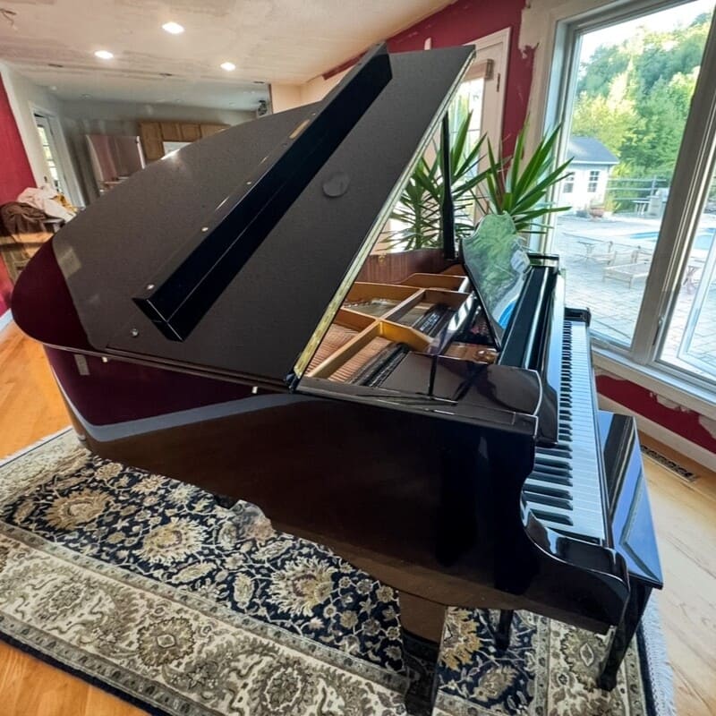 Bergmann Baby Grand Piano – 5' – Polished Ebony - Image 2