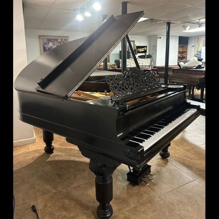 Steinway Victorian Grand Piano – Elegant Ebonized Finish