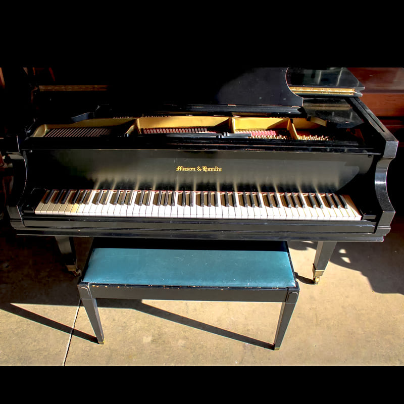 Antique Mason & Hamlin Model B 5'4 Baby Grand piano - Image 2