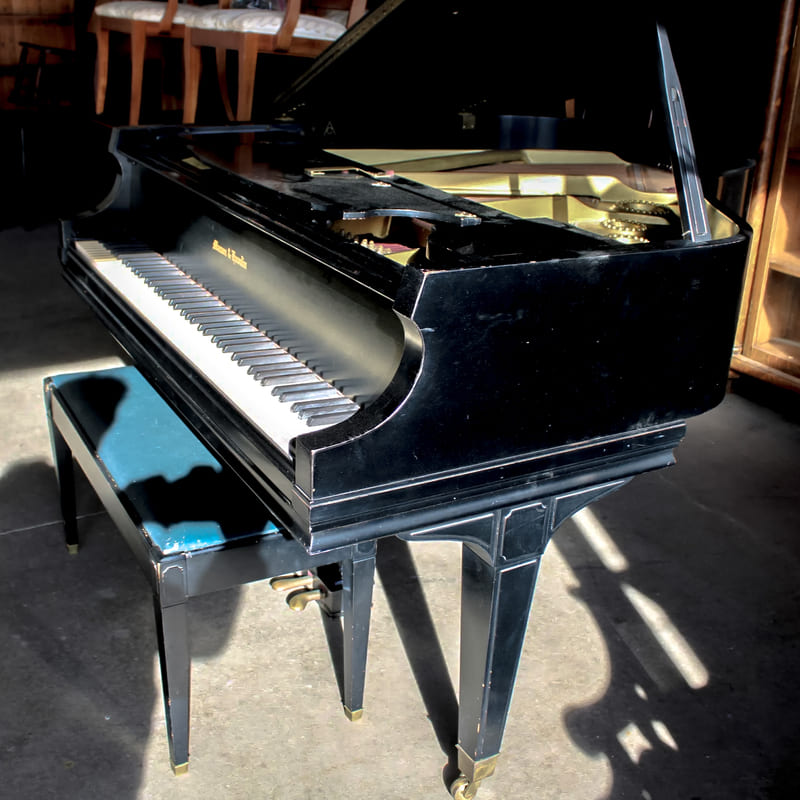 Antique Mason & Hamlin Model B 5'4 Baby Grand piano - Image 3