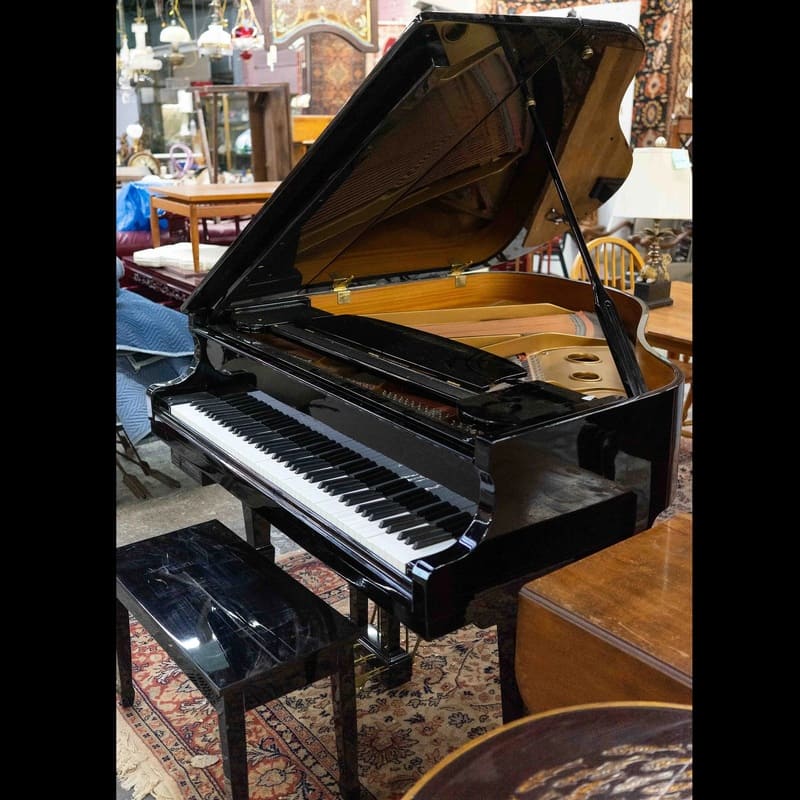 Wurlitzer 5' Baby Grand Player Piano Bluetooth CD QRS System