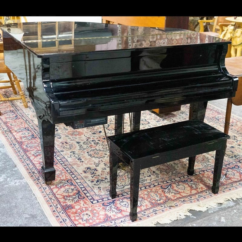 Wurlitzer 5' Baby Grand Player Piano Bluetooth CD QRS System - Image 3