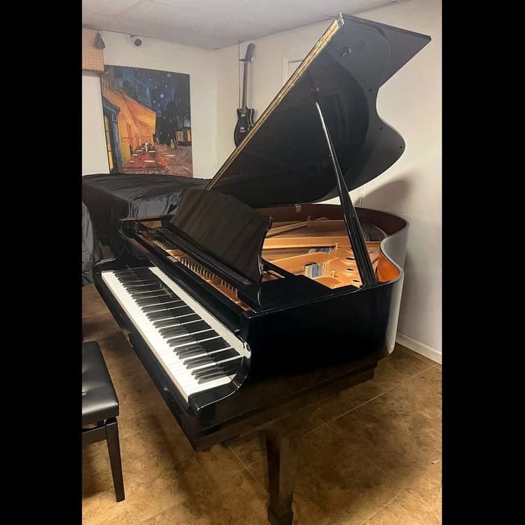 K. Kawai KG-3C Grand Piano – 6'1" – Polished Ebony - Image 3