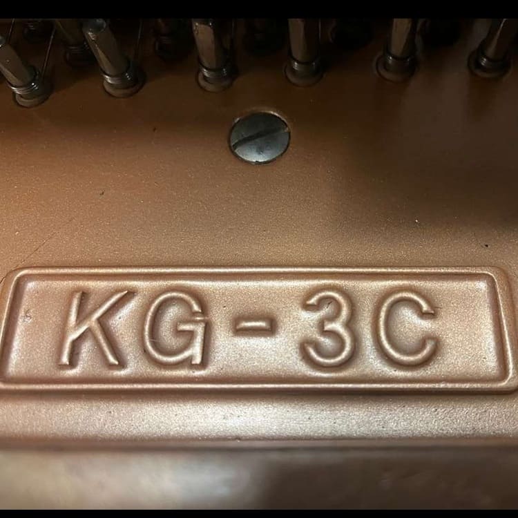 K. Kawai KG-3C Grand Piano – 6'1" – Polished Ebony - Image 8