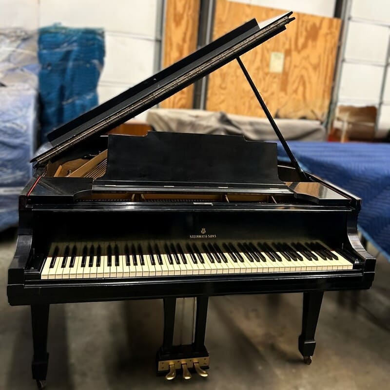 Steinway Model M – 5'7" – Ebonized - Image 2