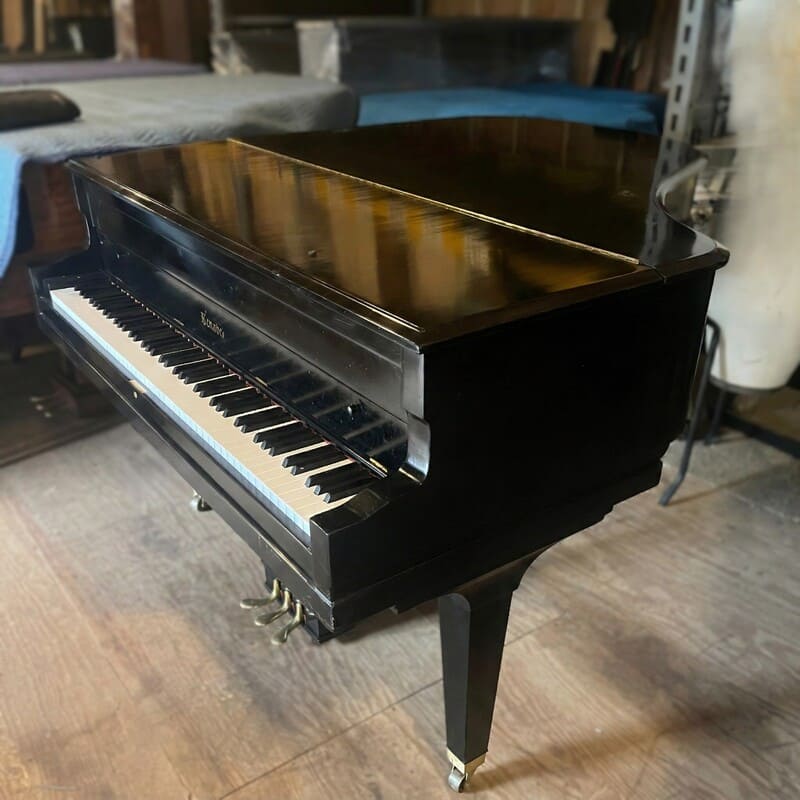 Conover 5' Baby Grand Piano – New Action – Polished Black - Image 7