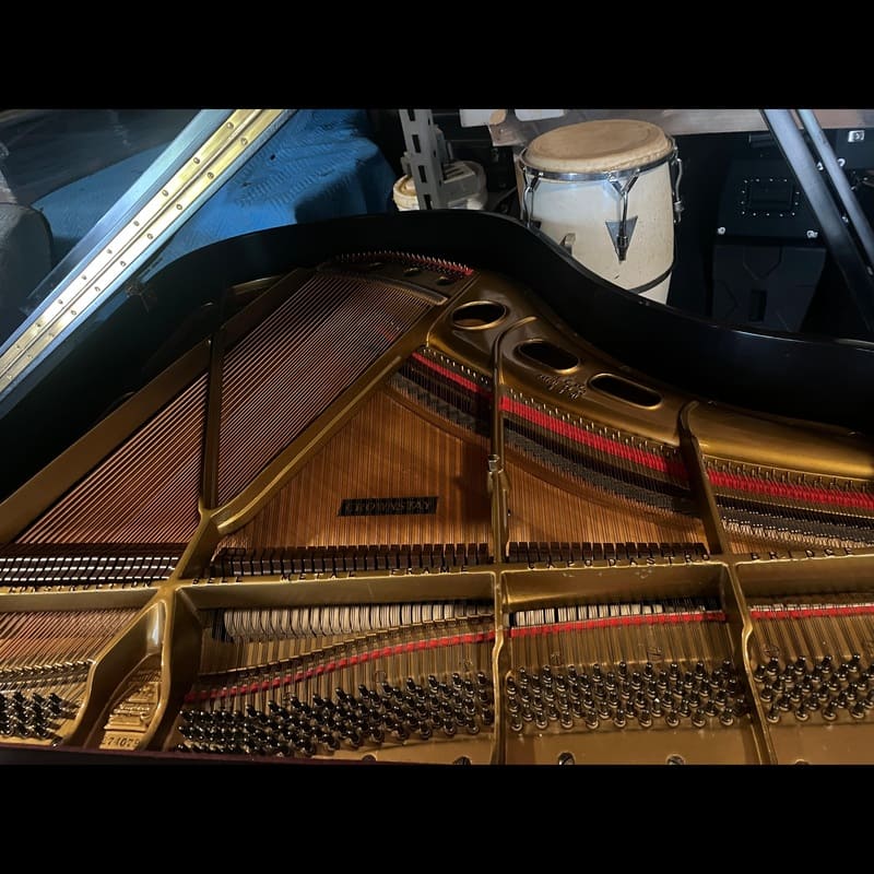 Conover 5' Baby Grand Piano – New Action – Polished Black - Image 9