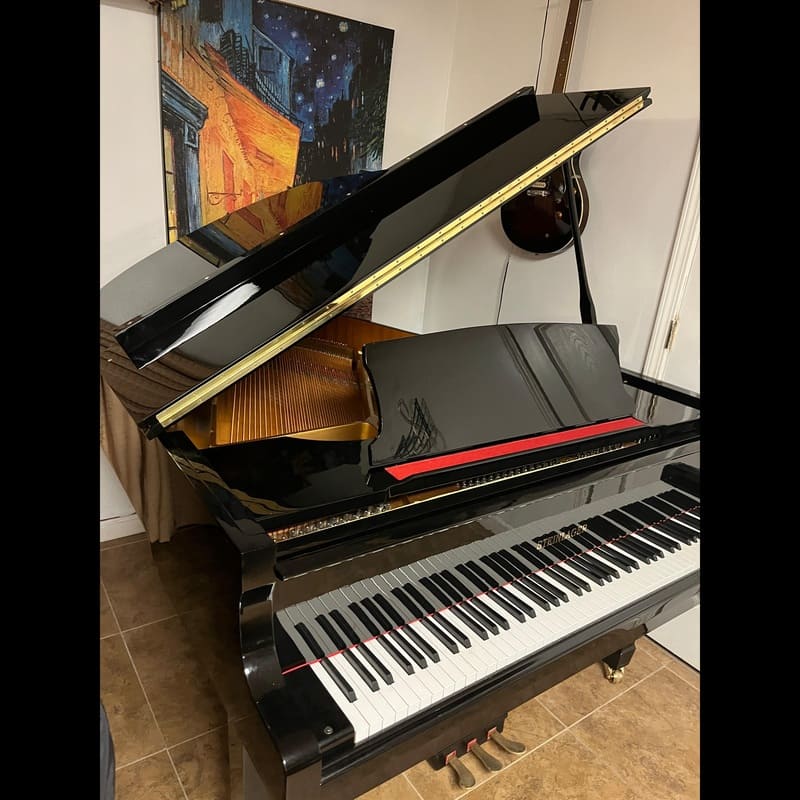 Steinlager 5'7" Grand Piano – Glossy Black - Image 3