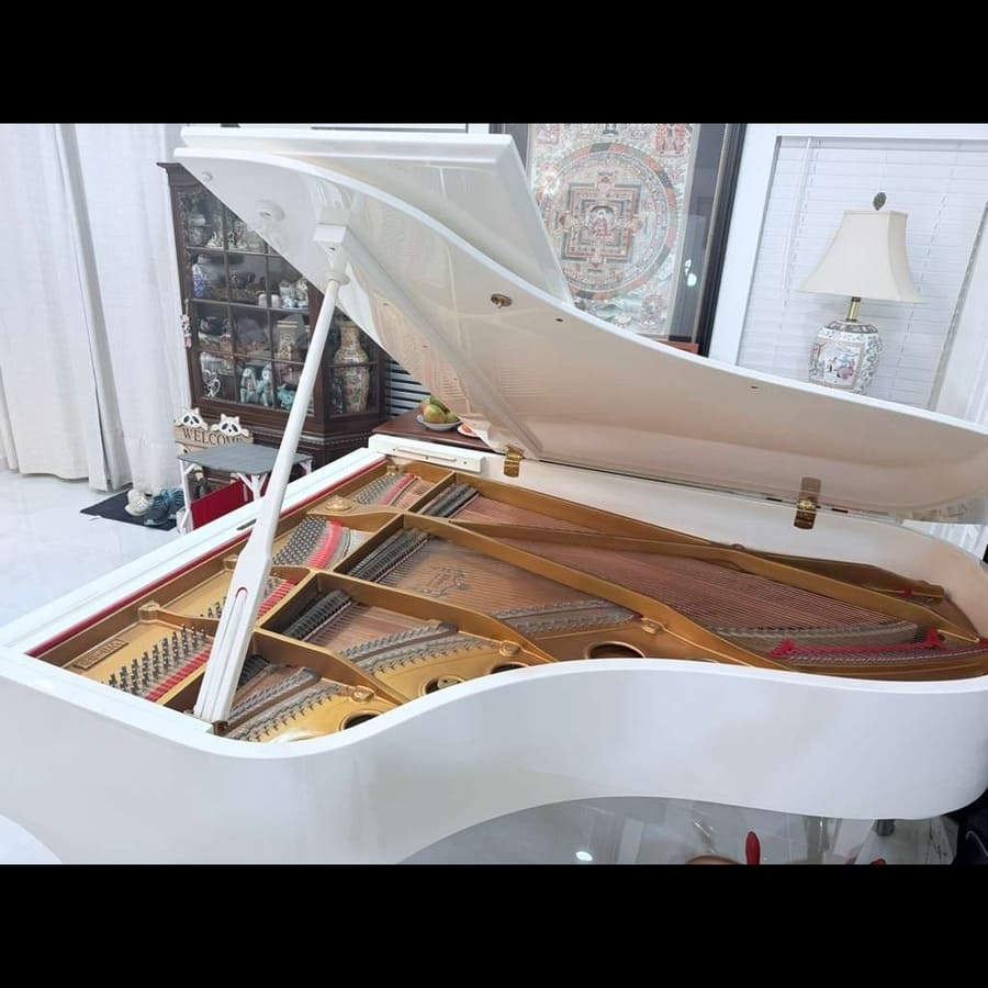 Weber Grand Piano – White Finish - Image 3