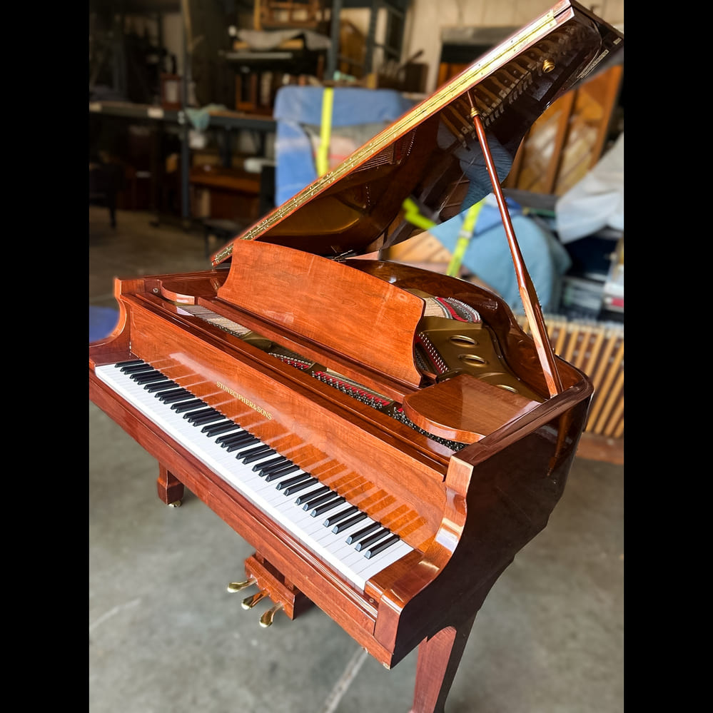 Stonecipher & Sons (by Samick) Grand Piano 5’5 Cherry Finish - Image 2