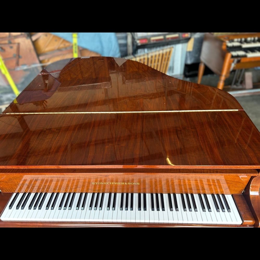 Stonecipher & Sons (by Samick) Grand Piano 5’5 Cherry Finish - Image 5