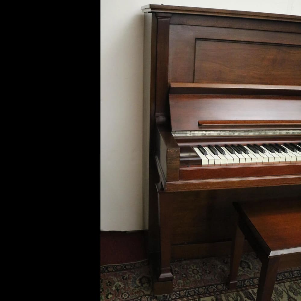 Steinway & Sons Model V Upright Piano – Mahogany - Image 2