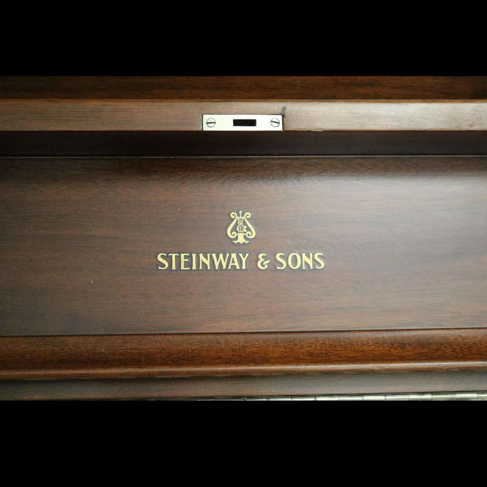 Steinway & Sons Model V Upright Piano – Mahogany - Image 4