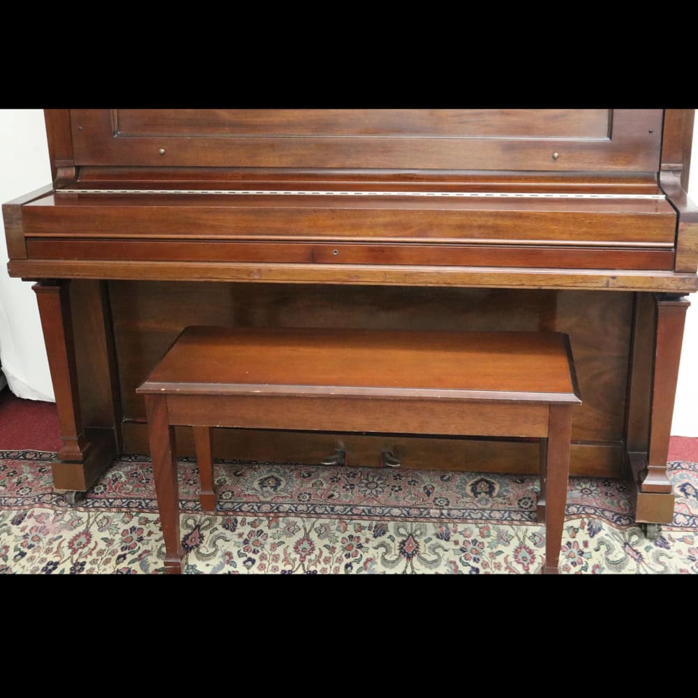 Steinway & Sons Model V Upright Piano – Mahogany - Image 6