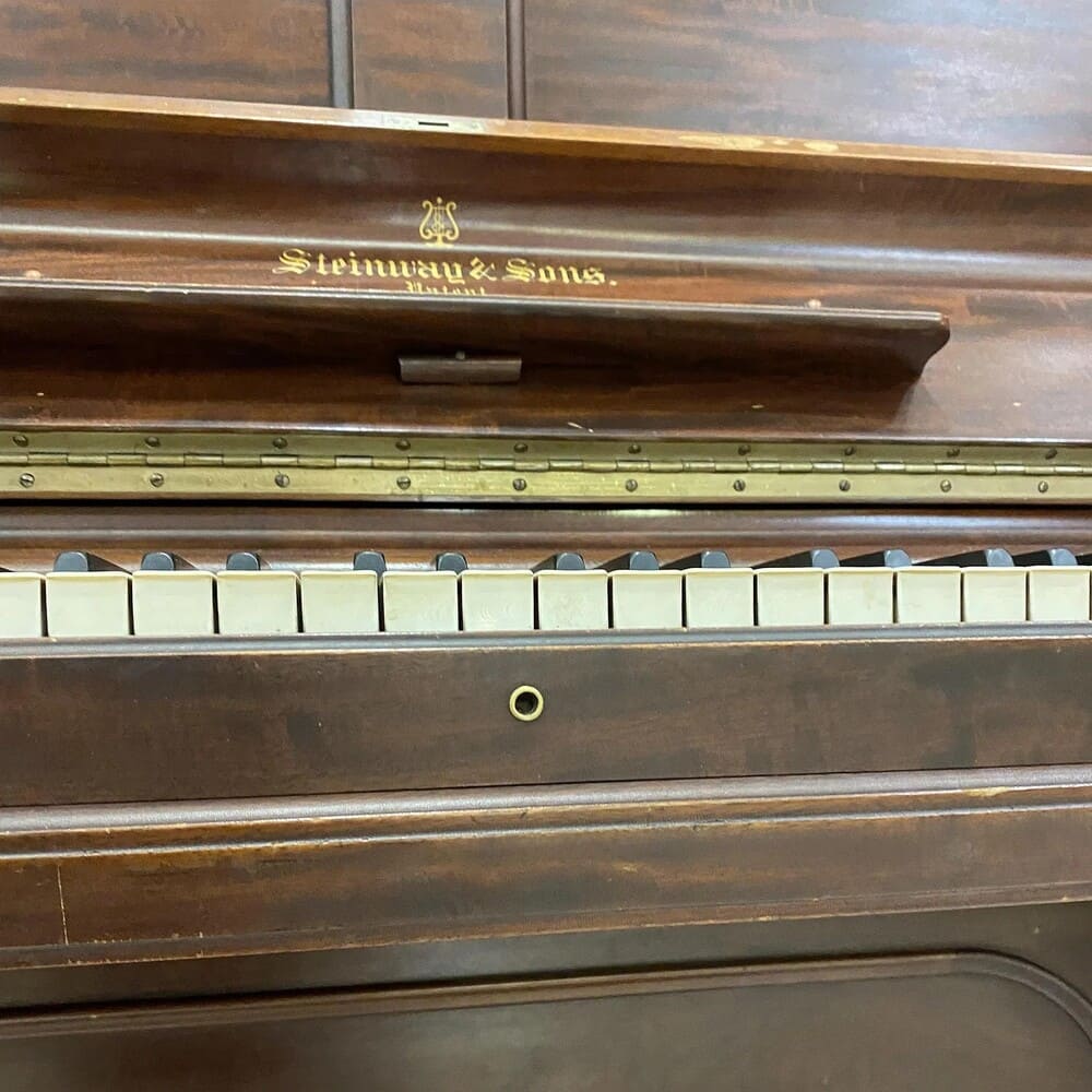 Steinway & Sons Upright Piano – Mahogany Case (Late 19th Century) - Image 4