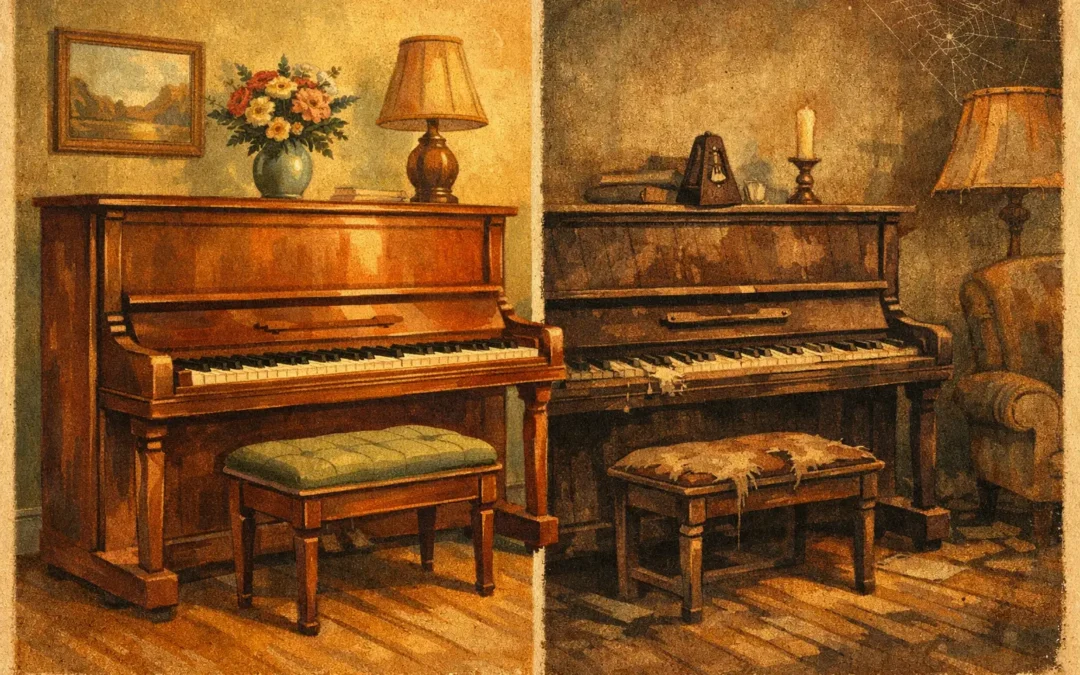 Restored Piano Versus Unrestored for Your Home