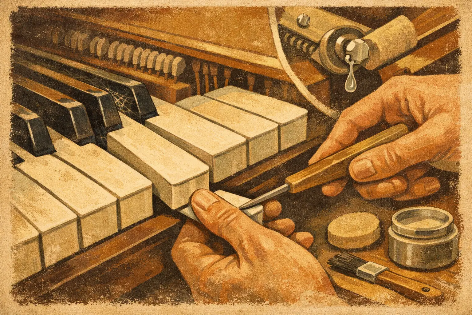 Why Piano Keys Stick and What You Should Do