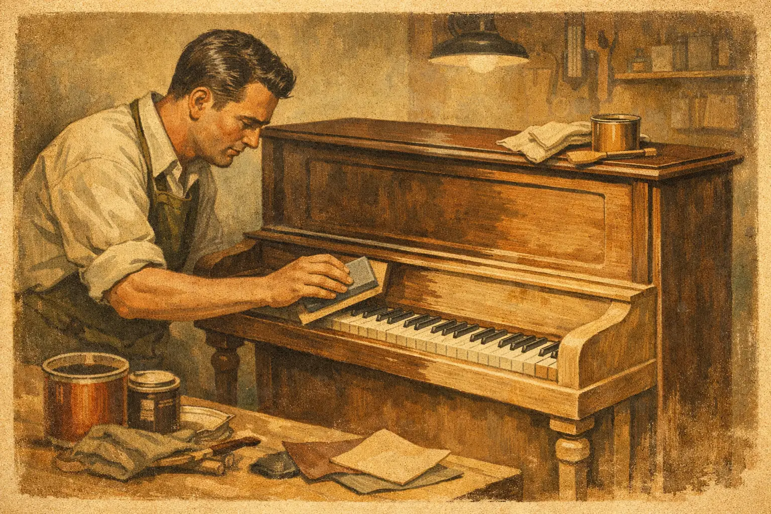 Can You Refinish a Piano Cabinet Safely?