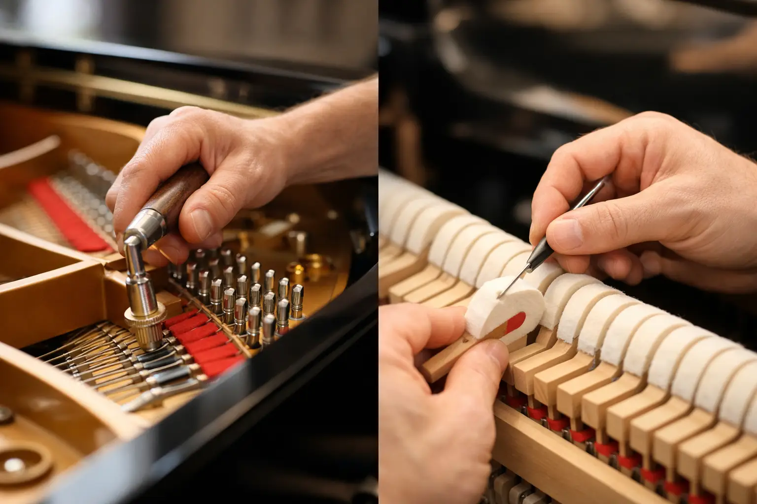 Piano Tuning Versus Voicing for Better Tone