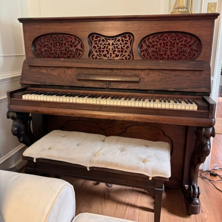 Extraordinary Arrival: Historic Steinway & Sons Upright Now In Stock