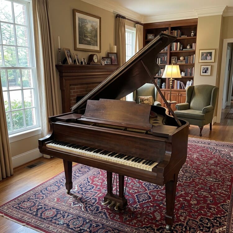 Historic American Craftsmanship: Steinway & Sons Model M Grand Piano